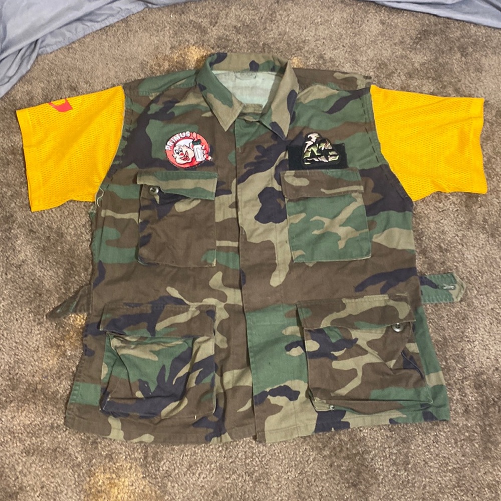Custom Patched Camo Vest